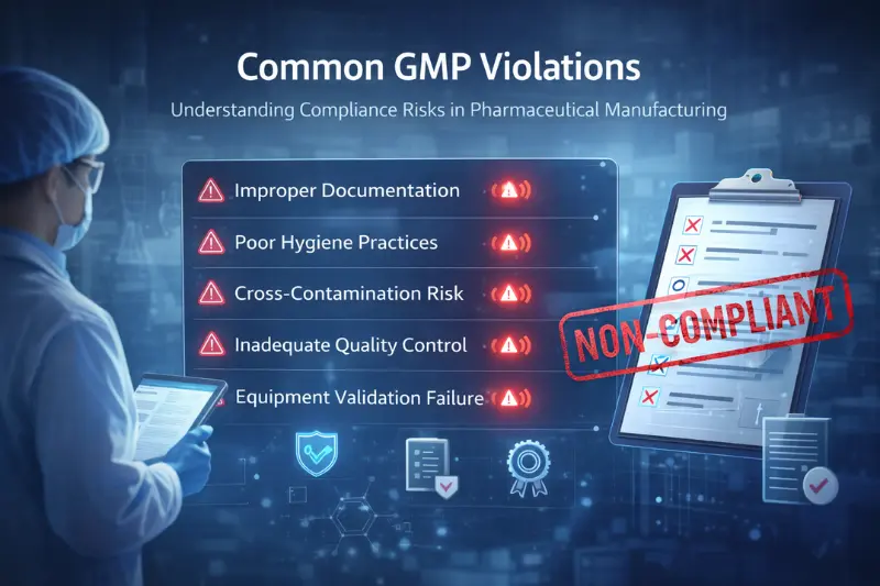 common gmp violations