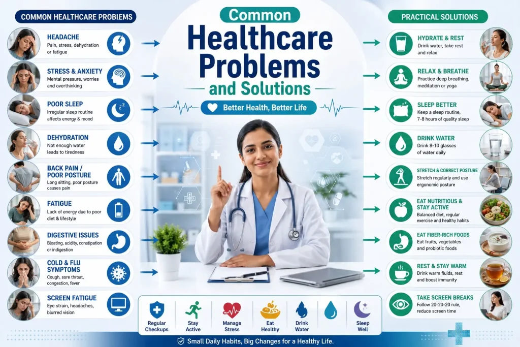 common healthcare problems and solutions