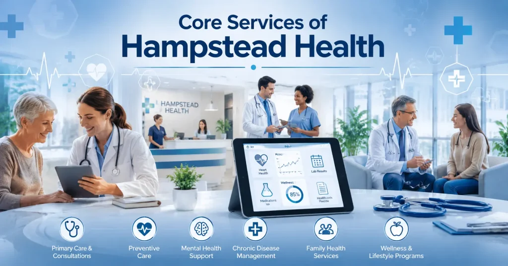 core services of hampstead health