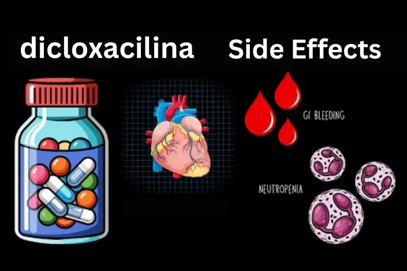 possible side effects of dicloxacilina