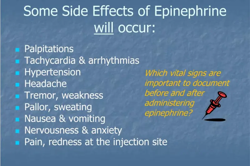 possible side effects of epinastina