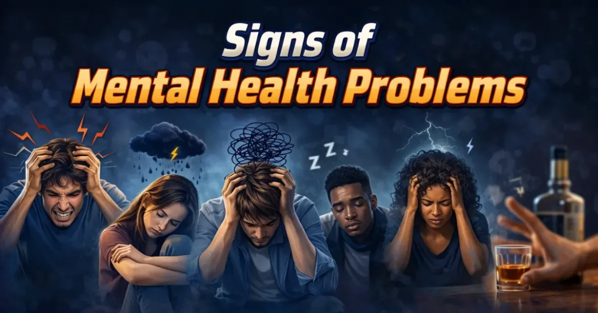 signs of mental health problems