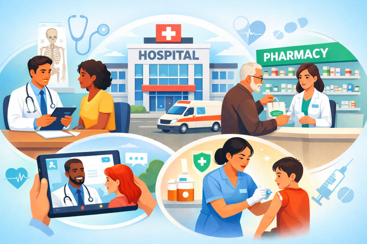 types of health care services
