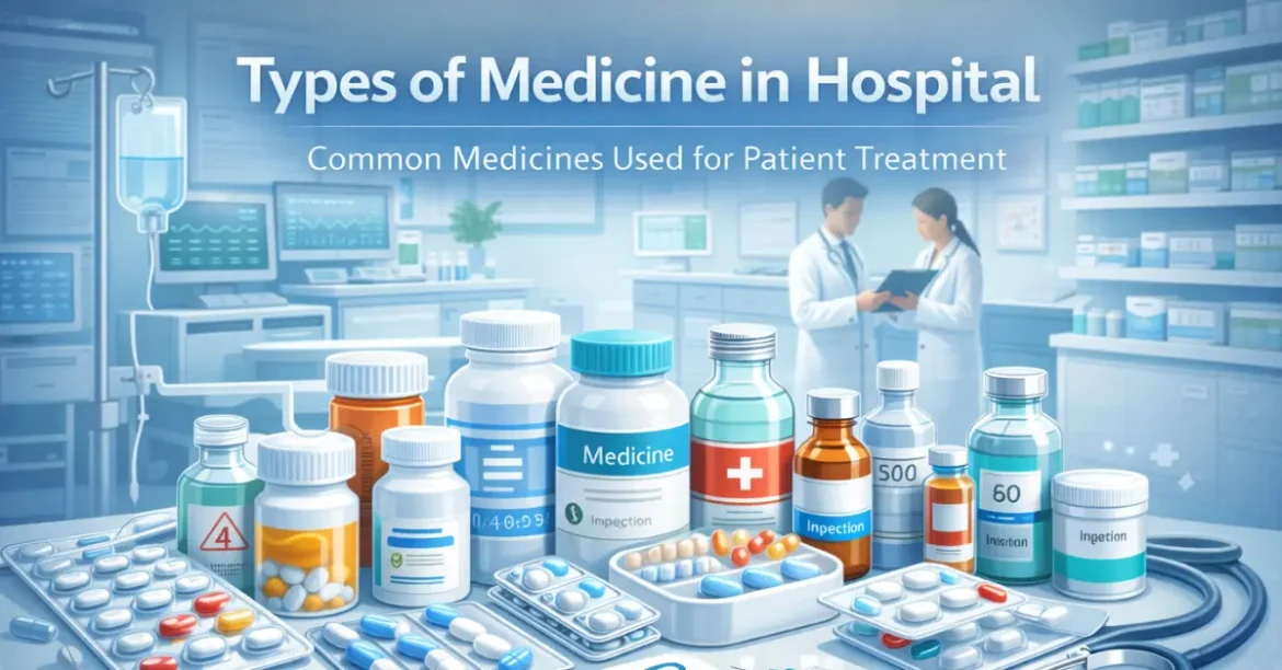 types of medicine in hospital
