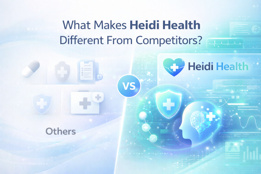 what makes heidi health different from competitors