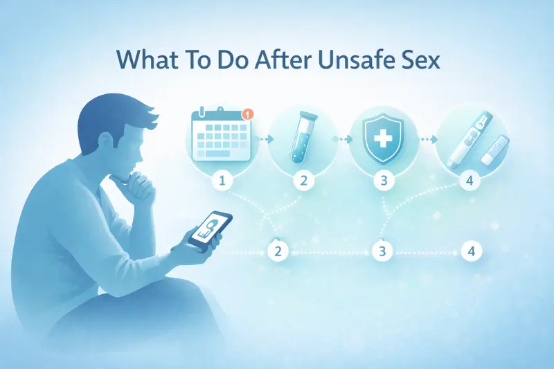 what to do after unsafe sex