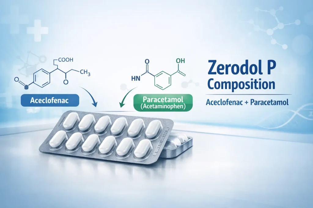 zerodol p composition